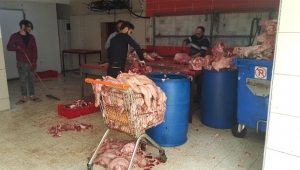 Adana'da 1,5 ton sakatat ele geçirildi