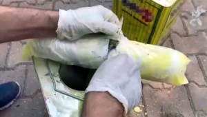 Margarin  kutusundan uyuşturucu çıktı!