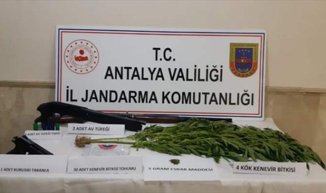 Jandarmadan uyuşturucu tacirlerine baskın