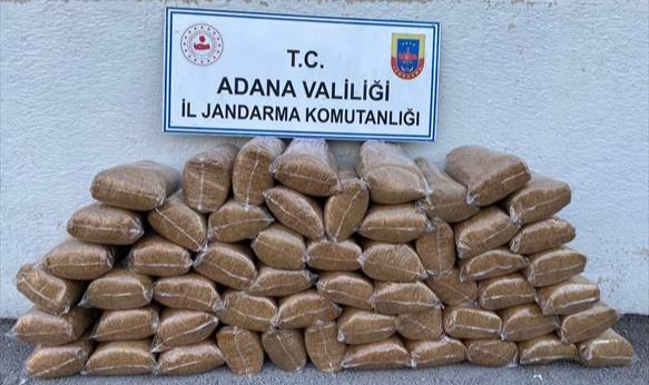 336 kilogram tütün ele geçirildi