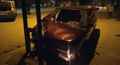 Kaza yapan sürücüden akılalmaz hareket!