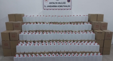 7 Ton Kaçak Etil Alkol Ele Geçirildi