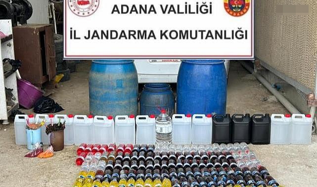 Çiftlik Evinde 200 Litre Sahte İçki Ele Geçirildi