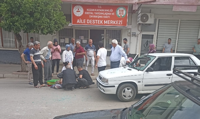 Yolun Karşısına Geçen Yaşlı Adama Otomobil Çarptı