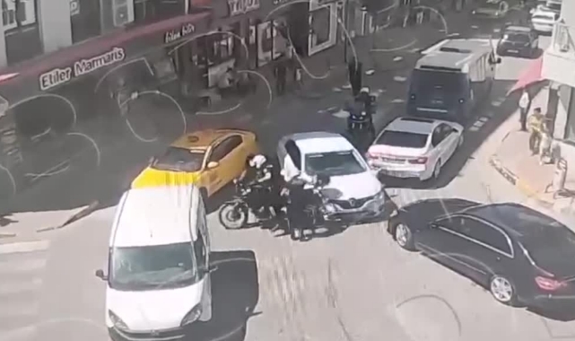 Dur İhtarına Uymadı, Polise Çarptı