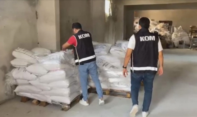 50 Ton Sahte Deterjan Ele Geçirildi