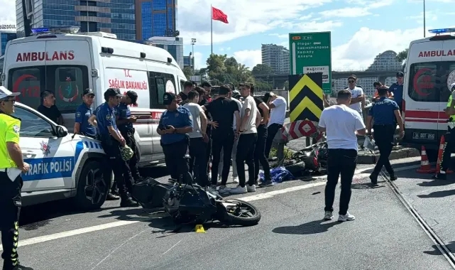 Bariyere Çarpan Motosikletteki Yunus Polisi Hayatını Kaybetti
