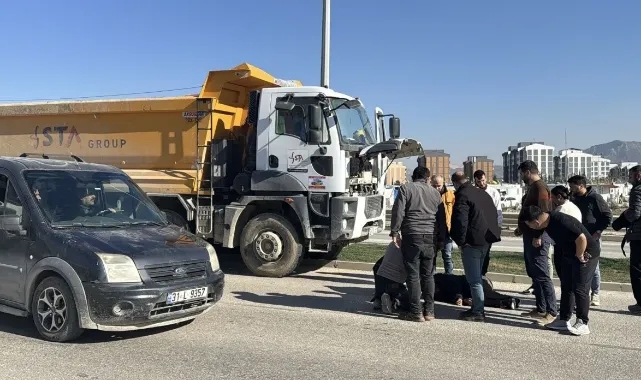 Yolun Karşısına Geçen Yaşlı Adama Kamyon Çarptı