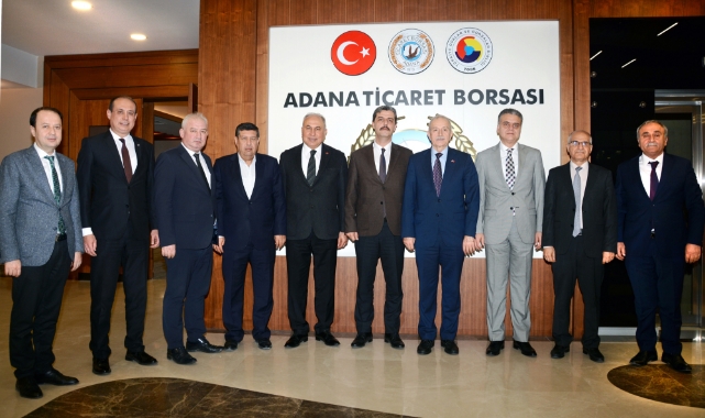 Adana Defterdarı Ahmet Balıkcı’dan ATB’ye İade-i Ziyaret