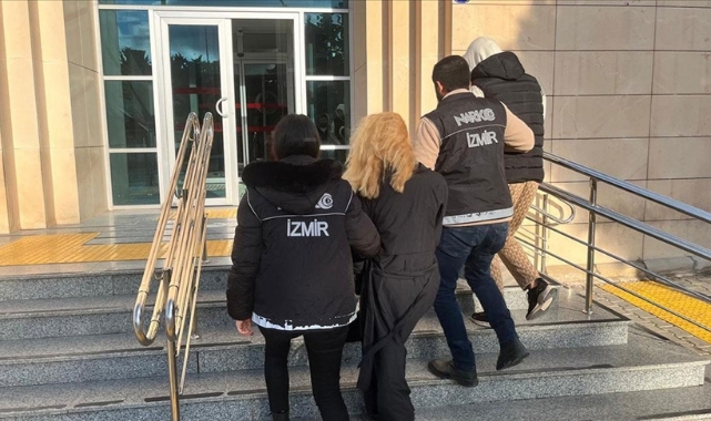 İzmir'de Narko-Terör Operasyonu:40 Gözaltı