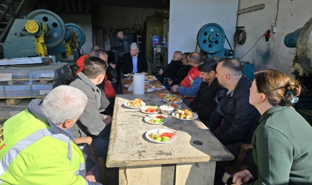 Kısacık Esnaf Kahvaltısında Adana Metal Sanayi Esnafı ile Buluştu