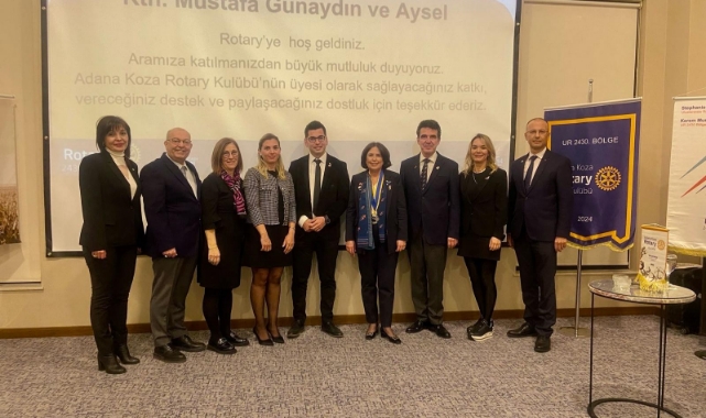 Koza Rotary Kulübü'nden Aile-Toplum Hizmet Gönüllülerine Teşekkür Plaketi
