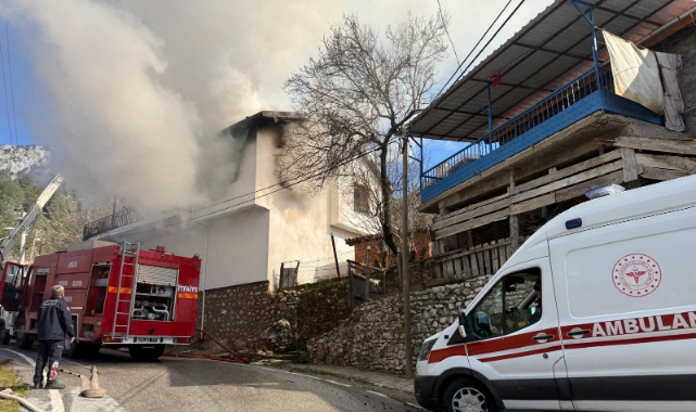Sobadan Sıçrayan Kıvılcım Yangına Neden Oldu