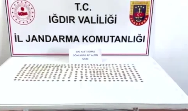Üzerinden 300 Altın Sikke Çıktı