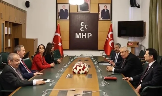 DEM Parti Heyeti, MHP Grubunu Ziyaret Etti