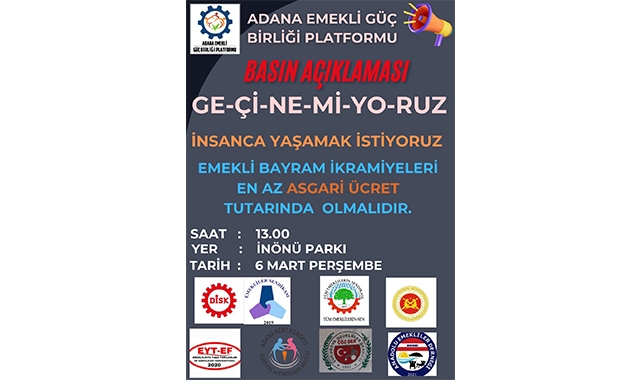 ''Emekli Bayram İkramiyesi Asgari Ücret Düzeyinde Olmalı''