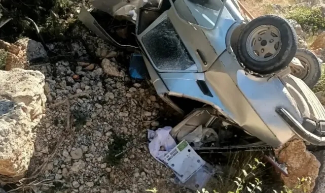 Uçuruma Devrilen Araç Sürücüsü Öldü