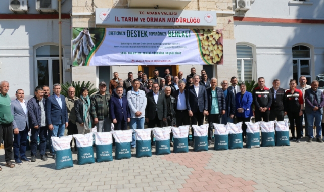 Adana'da Üreticilere 653 Ton Hibeli Tohum Dağıtıldı