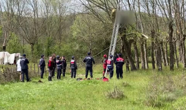 Budamak İçin Çıktığı Ağaçta Fenalaşıp Öldü