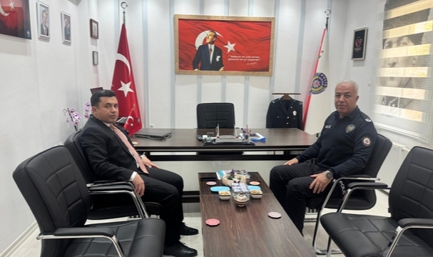 Çatlı'dan Bozyazı Emniyet Müdürü Paşaoğlu'na Ziyaret