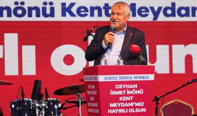 Ceyhan İsmet İnönü Kent Meydanı Açıldı