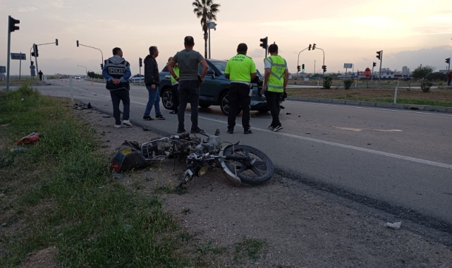 Ciple Çarpıştı, Yola Savruldu:2 Ağır Yaralı