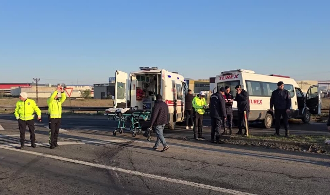 İşçi Servisleri Çarpıştı:18 Yaralı