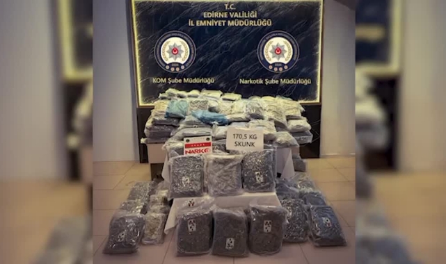 Kapıkule Sınır Kapısı'nda 171 Kilogram Uyuşturucu Ele Geçirildi