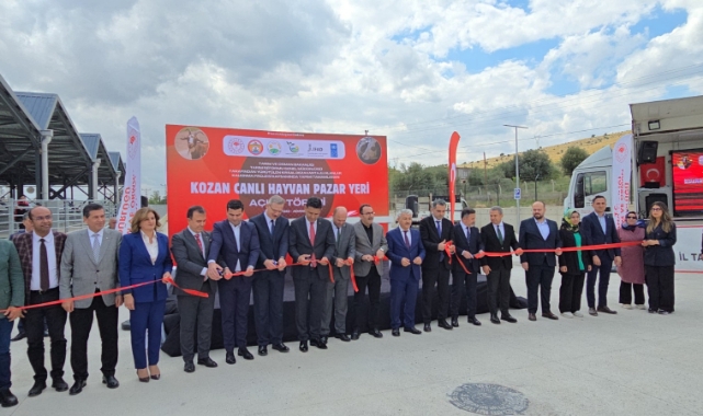 Kozan'da "Canlı Hayvan Pazar Yeri" Açıldı