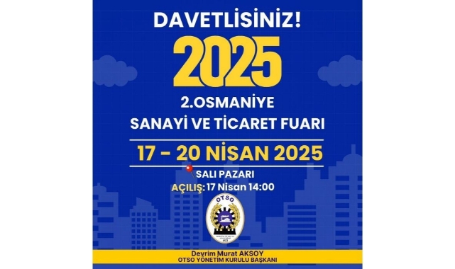 Osmaniye'de Sanayi Ve Ticaret Fuarı Açıldı