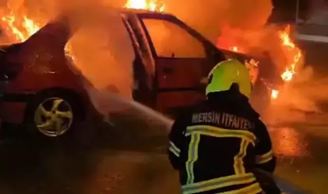 Seyir Halindeki Otomobil Yandı