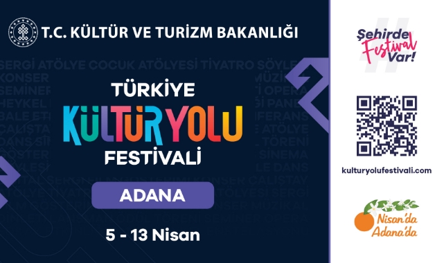 Türkiye Kültür Yolu Festivali 2025 Yılı Yolculuğu 5 Nisan’da Adana’da Başlıyor