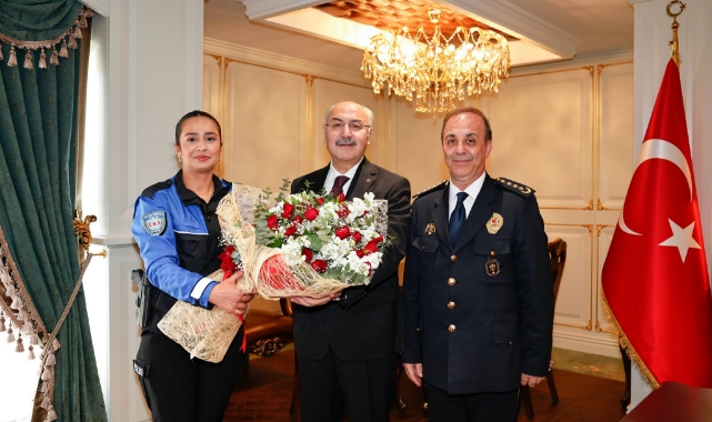 Vali Köşger Polis Haftası Münasebetiyle Emniyet Teşkilatını Kabul Etti
