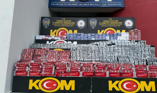 20 Bin 500 Paket Kaçak Sigara Ele Geçirildi