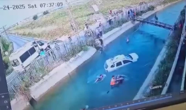 Cip, Sulama Kanalına Yuvarlandı