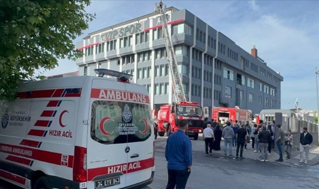 Tekstil Fabrikasında Korkutan Yangın
