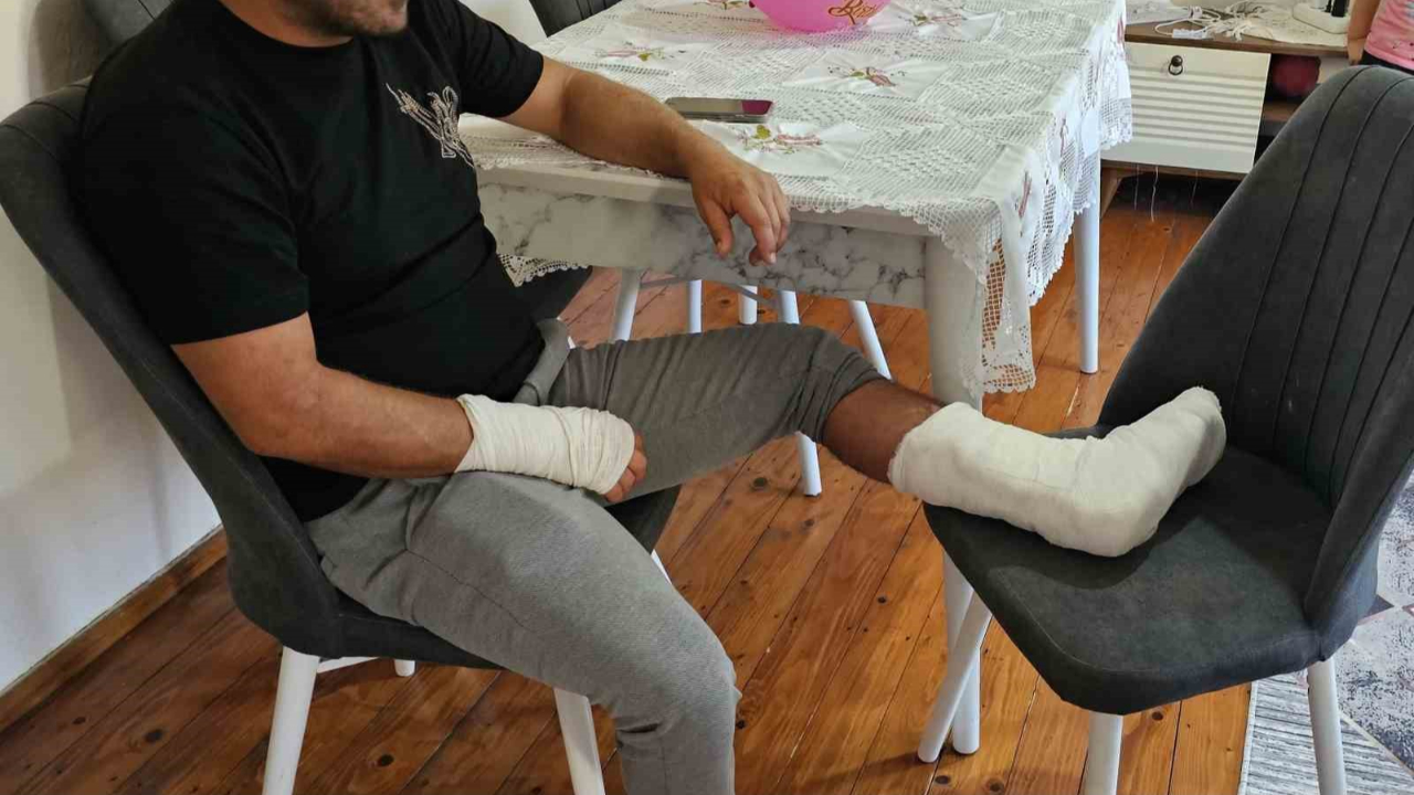 Sokak Köpeği Saldırısı! Ayağı Kırıldı