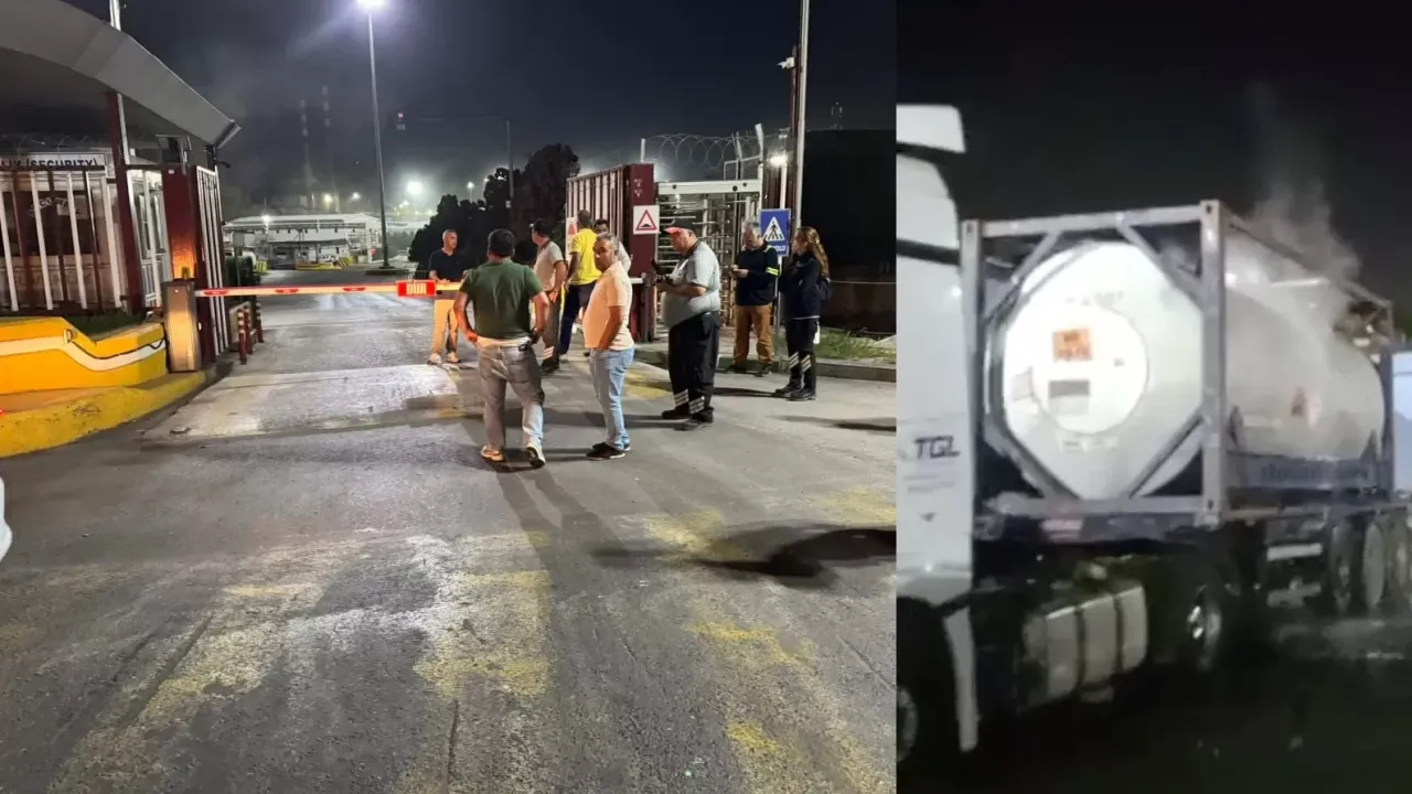 Kocaeli'de Kimyasal Sızıntı Alarmı! ''Pencereleri Açmayın'' Uyarısı Yapıldı