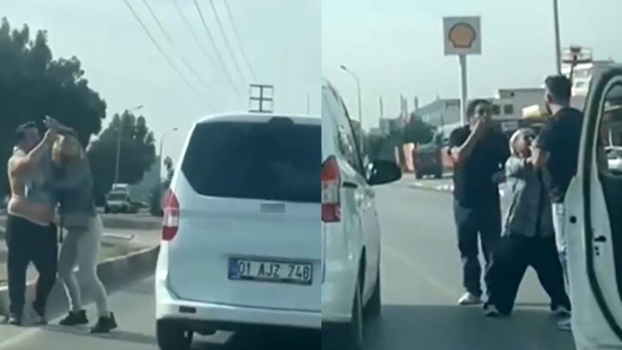 Trafikte Dehşet! Sürücüler Birbirine Girdi