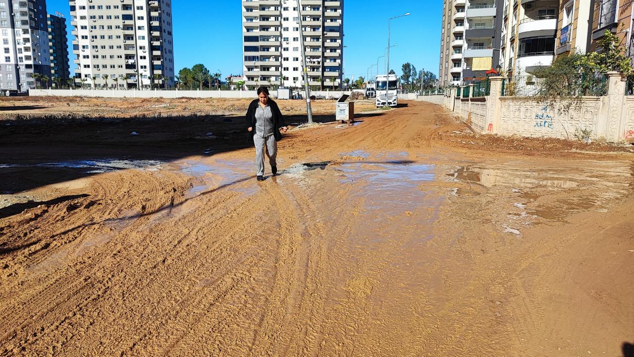 Lüks Apartmanlar Arasında Yol Çilesi