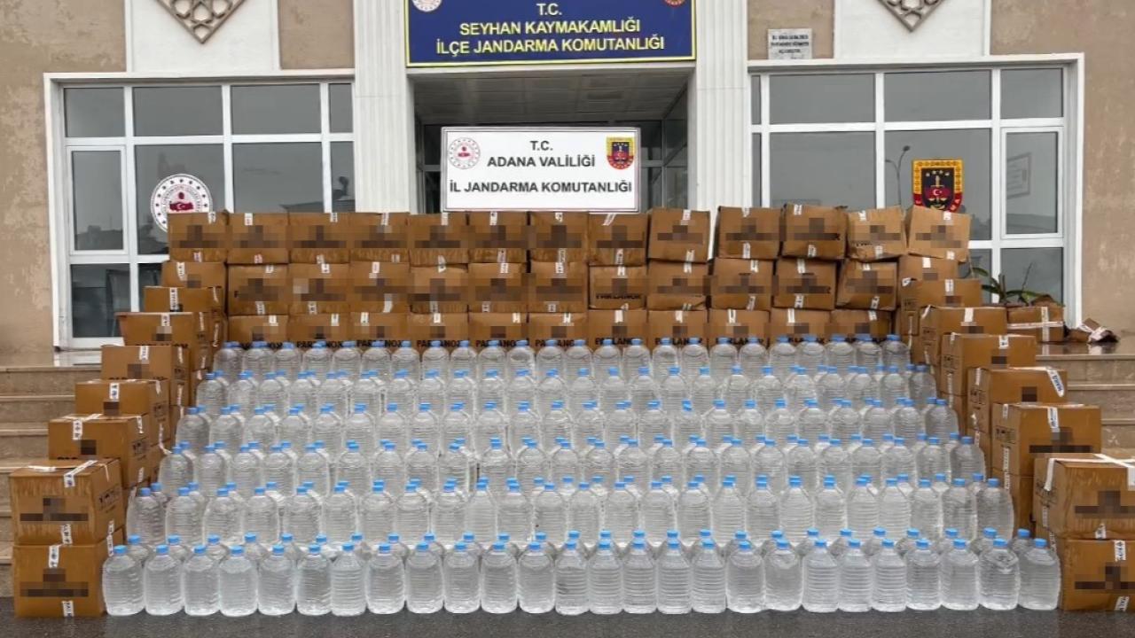 3 Bin Litre Sahte Alkol Ele Geçirildi