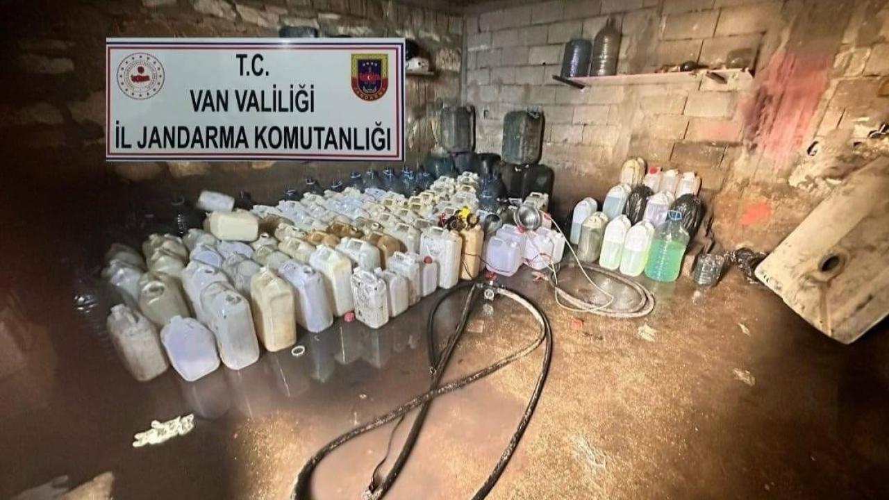 531 Lire Kaçak Motorin Ele Geçirildi