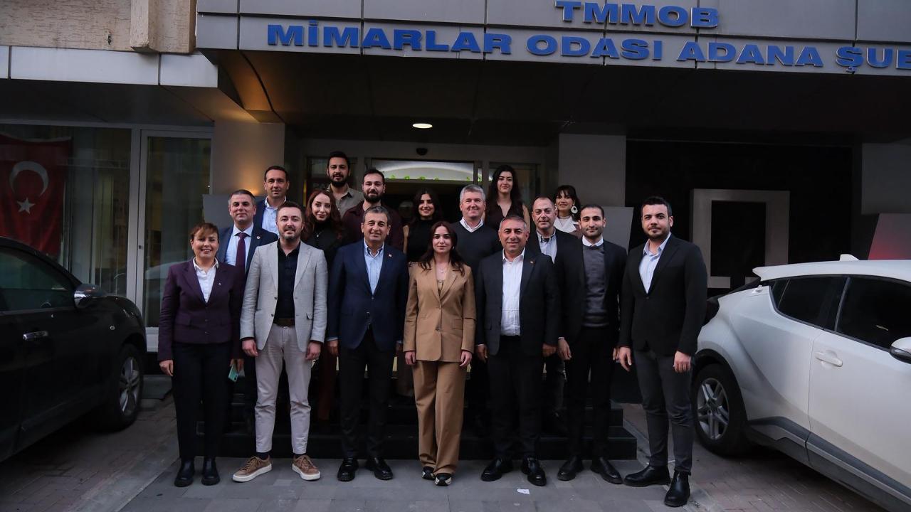 “Adana’nın Geleceği İçin Meslek Odalarıyla Yan Yanayız”
