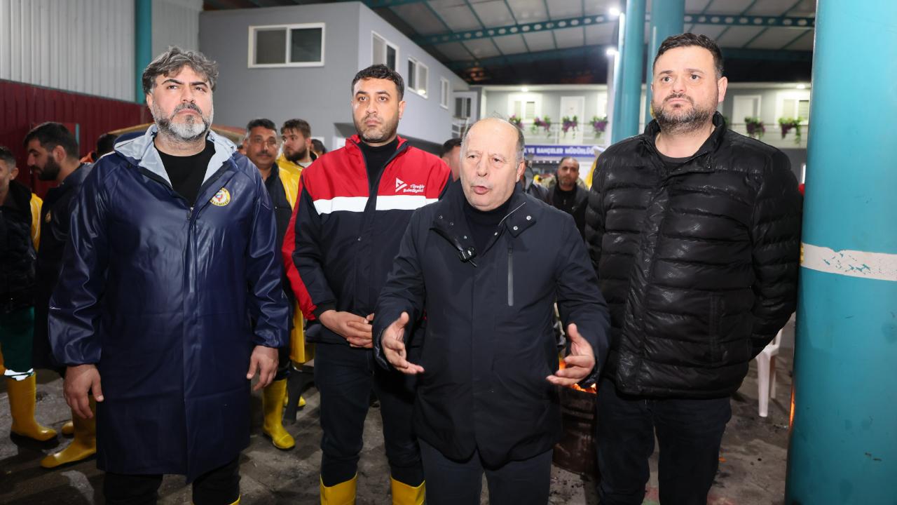 Başkan Ali Demirçalı Sahada
