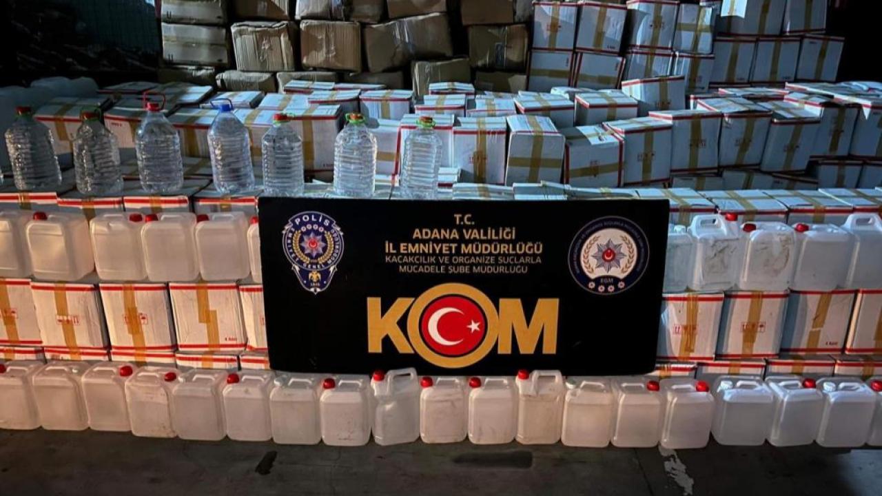 Sahte İçki Deposuna Baskın
