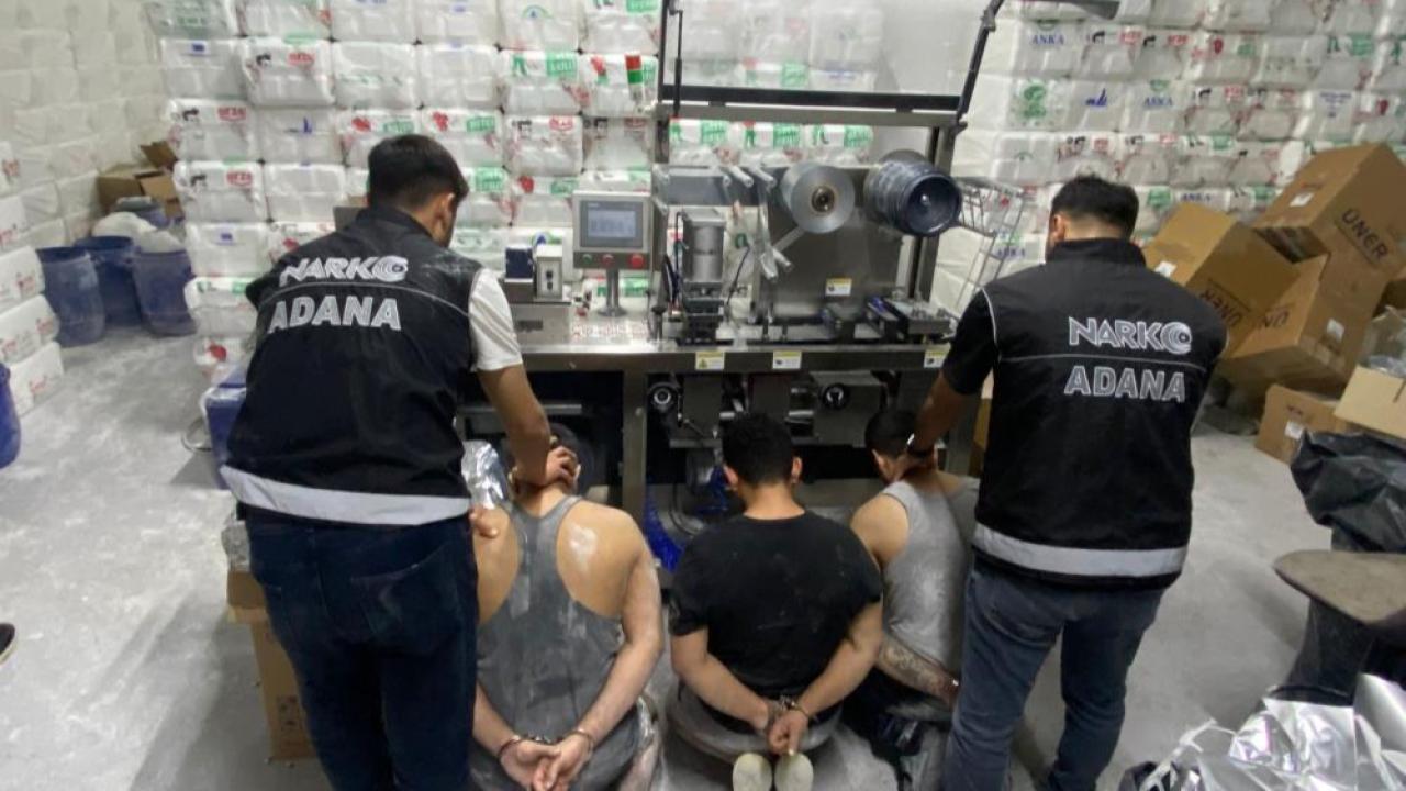 Adana'da Dev Uyuşturucu Operasyonu