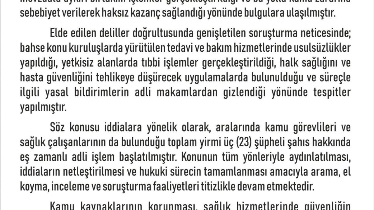 Elazığ'da SGK'yı zarara uğratan çete çökertildi