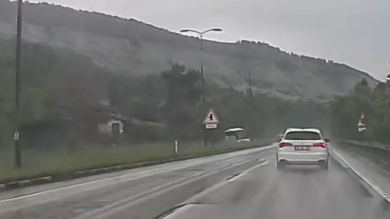 Kayganlaşan Yolda Mucize Kurtuluş