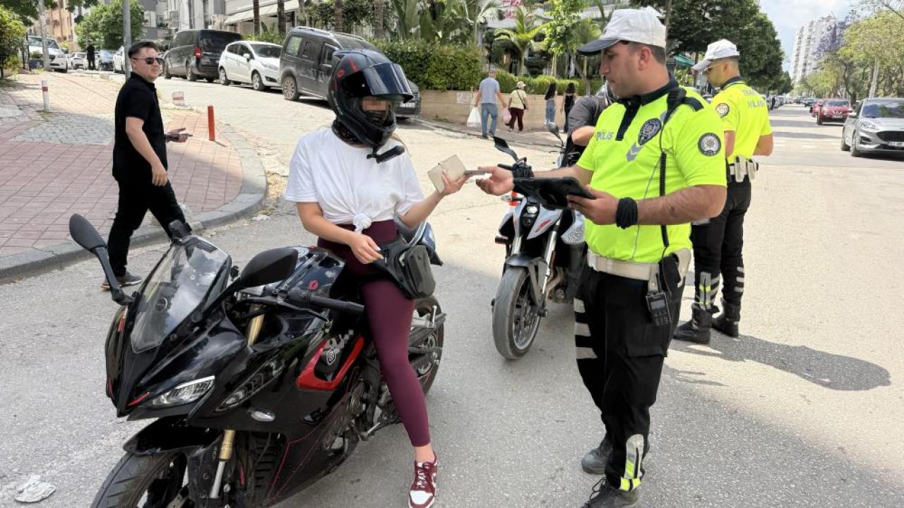 Motosiklet Sürücülerine Ceza Yağdı
