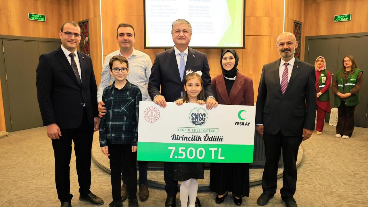 Yeşilay Haftası Yarışmalarının Ödülleri Sahiplerini Buldu